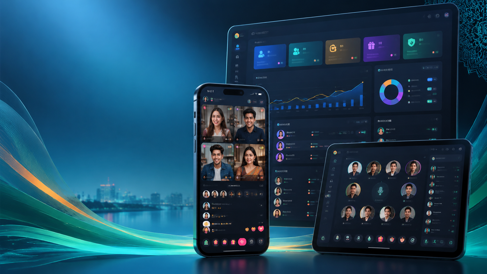 Bangladesh live streaming app source code product screens
